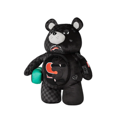 Sprayground backpack limited edition unfinished shark teddy bear