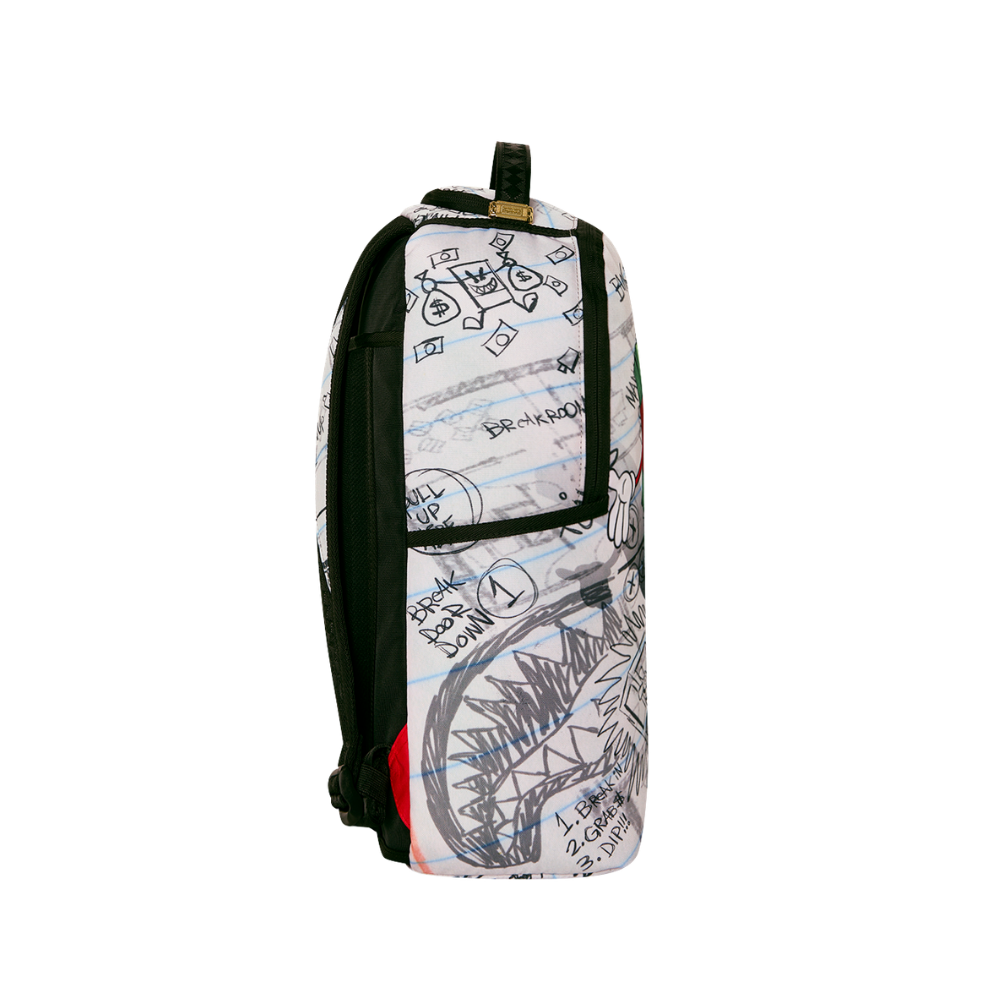 Sprayground Money Boy Pencil Doodles DLXSR Backpack