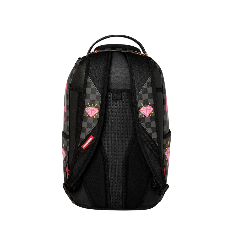 Sprayground Pink Panther: Drippy Diamonds Backpack