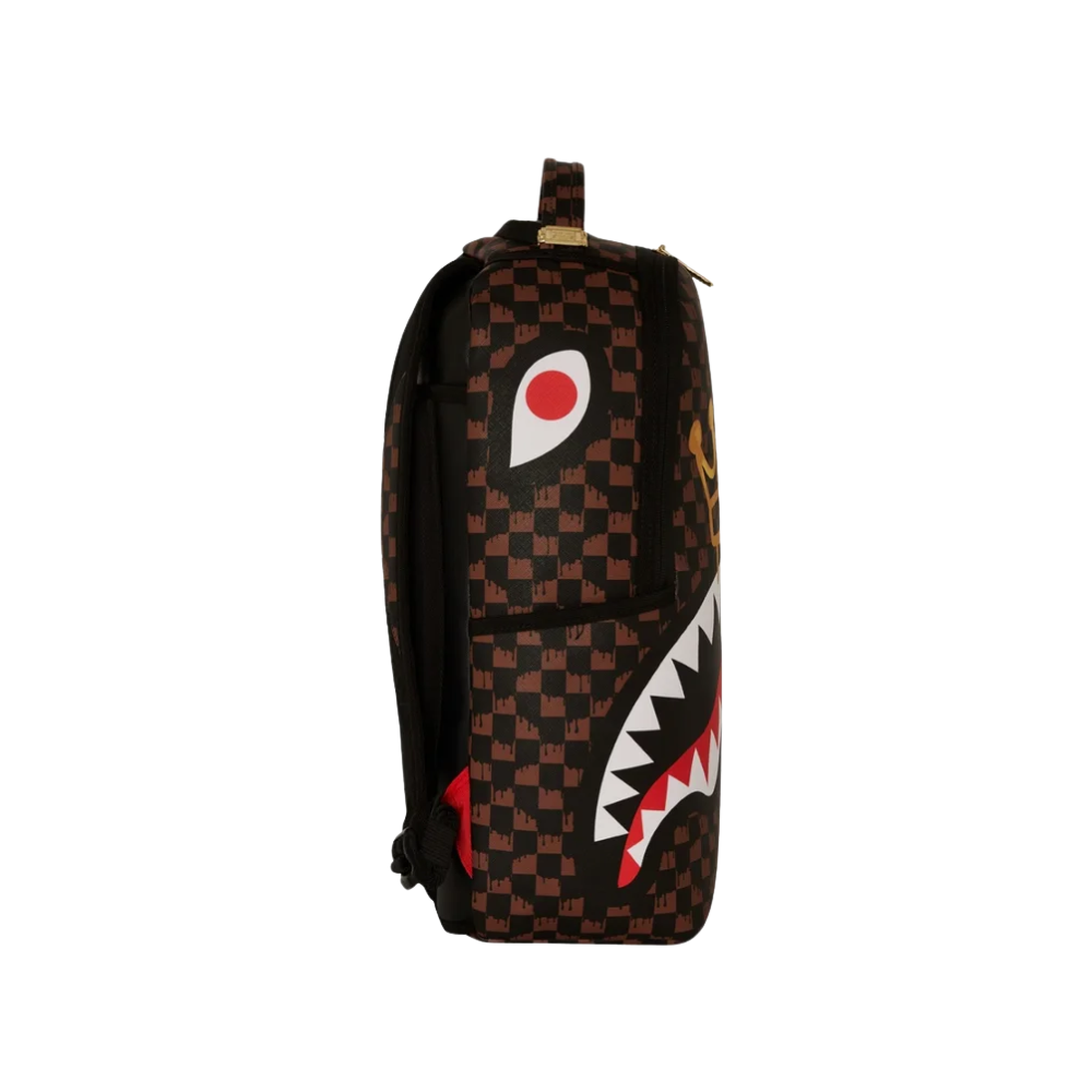 CROWN DRIP CHECK x KA1 DLXSV BACKPACK BROWN