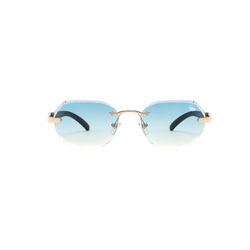 Diamond Cut Willow Sunset | Black
