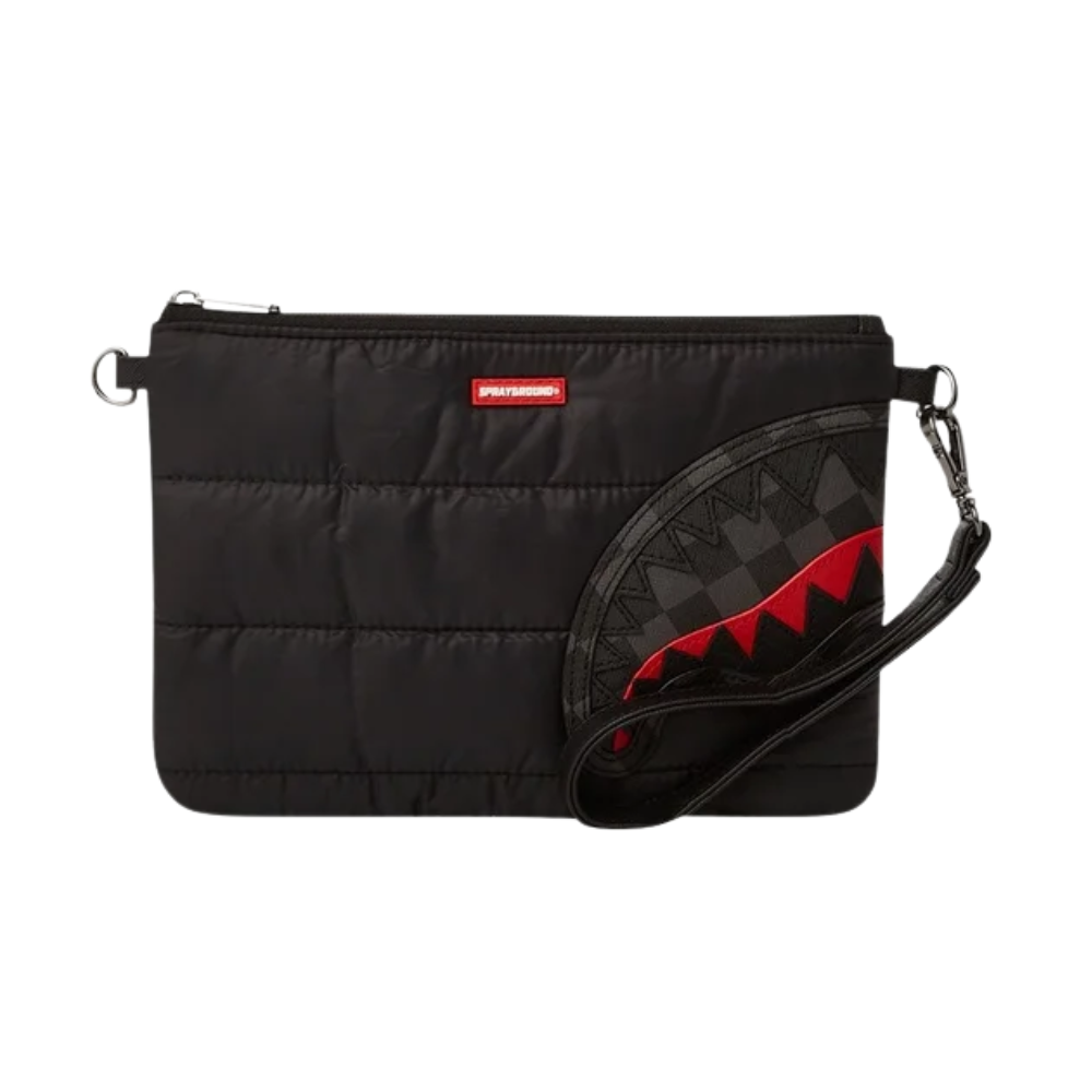 BLACK PUFFER CLUTCH