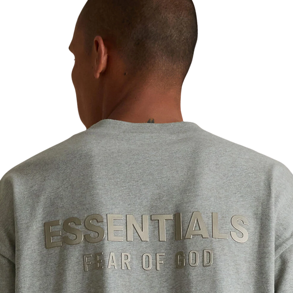 Fear of God ESSENTIALS Concrete Heather Classic T-Shirt