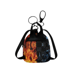 FIRE & ICE SHARK KEYCHAIN
