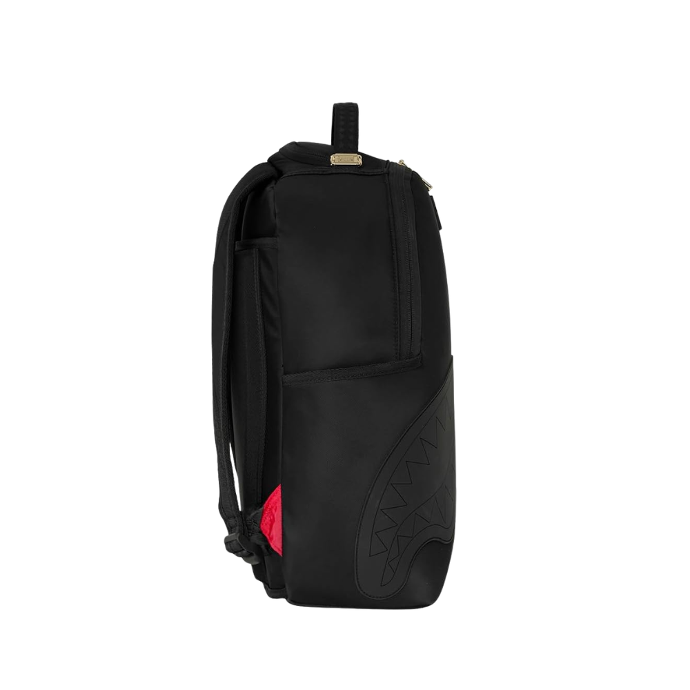 Sprayground Shark Central Gold Lettering DLX Backpack