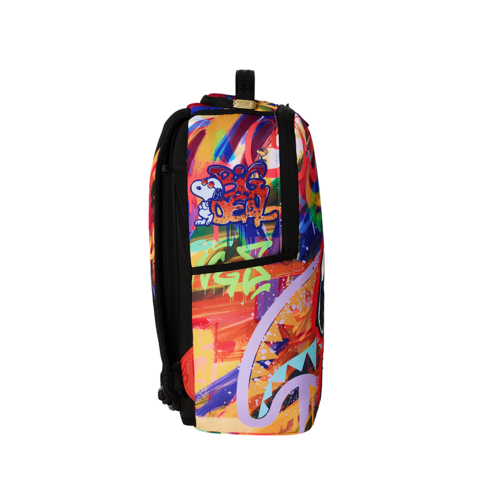 Sprayground Peanuts Snoopy Street Art DLXSR Backpack