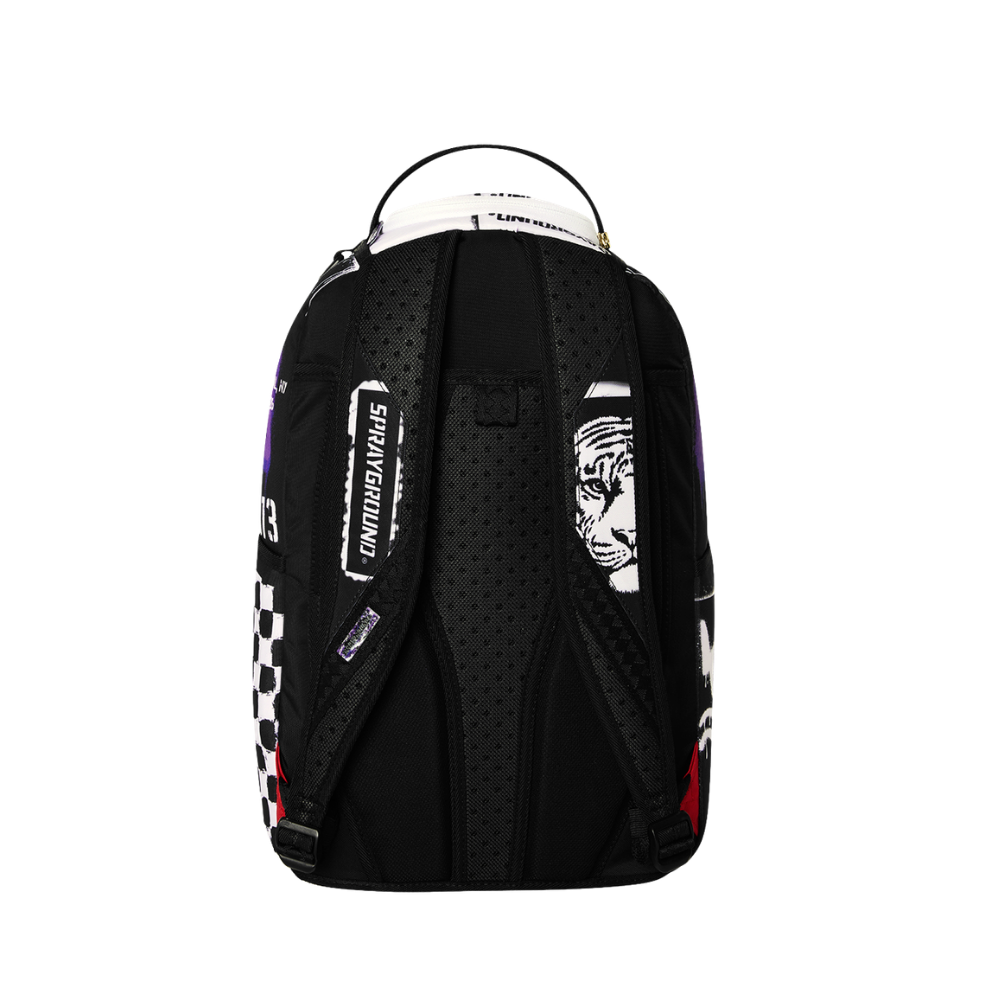 Sprayground Stencil Shark Attack DLXSR Backpack