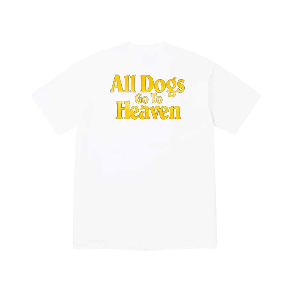 supreme all dogs go to heaven back white
