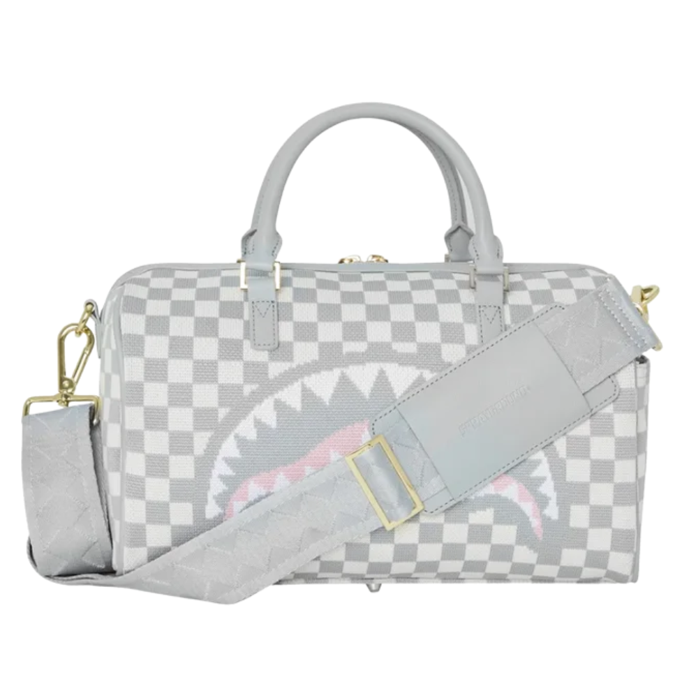 KNIT SHARKS IN PARIS IN CREAM MINI DUFFLE
