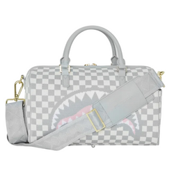 KNIT SHARKS IN PARIS IN CREAM MINI DUFFLE