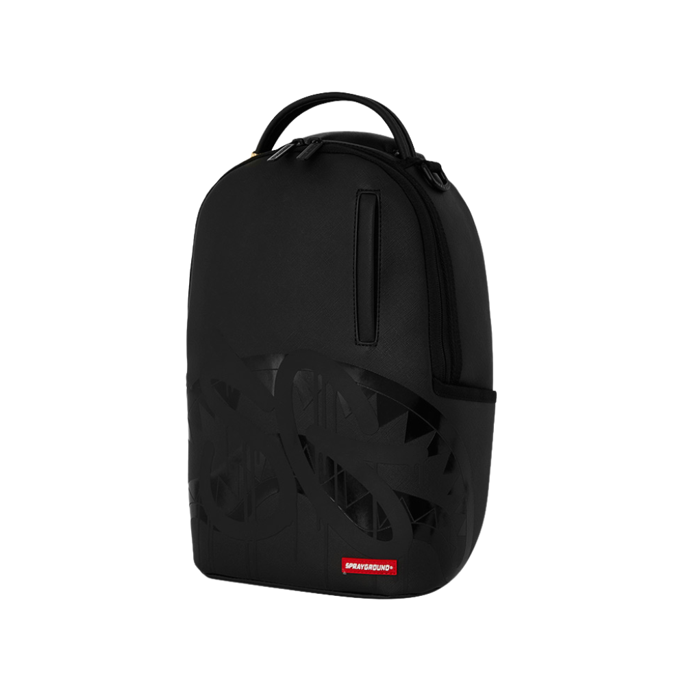Sprayground Lux Black Ghost Drip Mini DLX Backpack