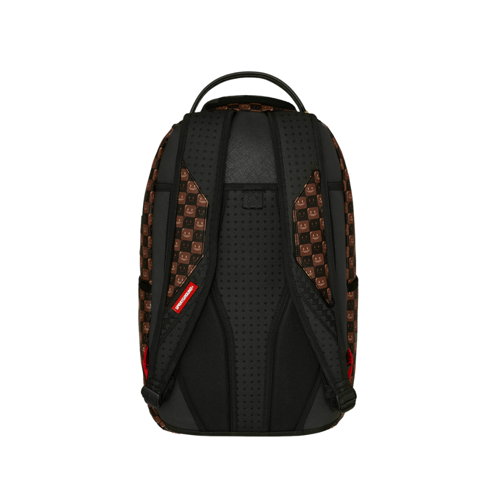 Sprayground Sharks In Paris WTF Bubble Brown Check DLXSV Backpack