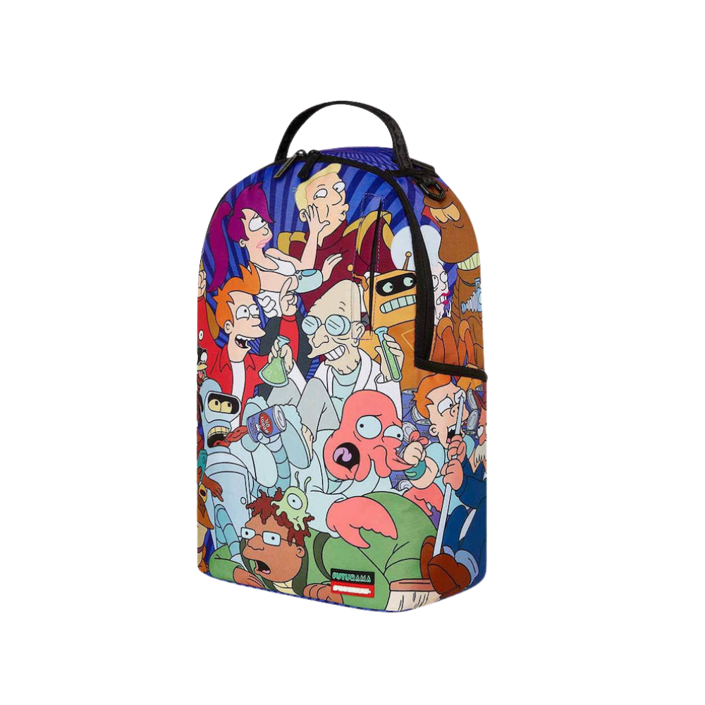Sprayground Futurama Planet Crew Backpack with Water Bottle Holder