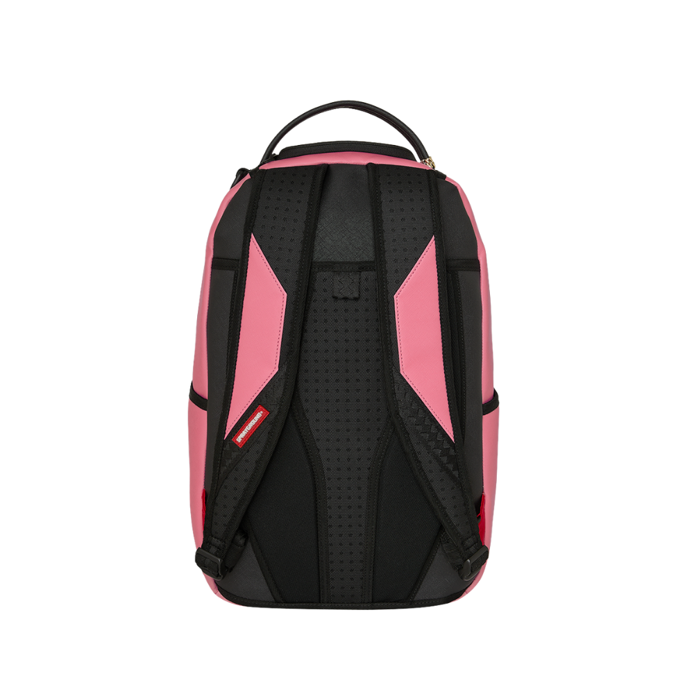 Sprayground Shark Central Pink Embroidered Shark DLXSV Backpack