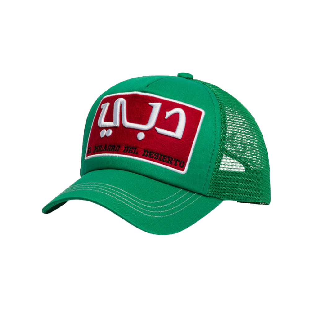 Dubai Arabic Full Green Cap