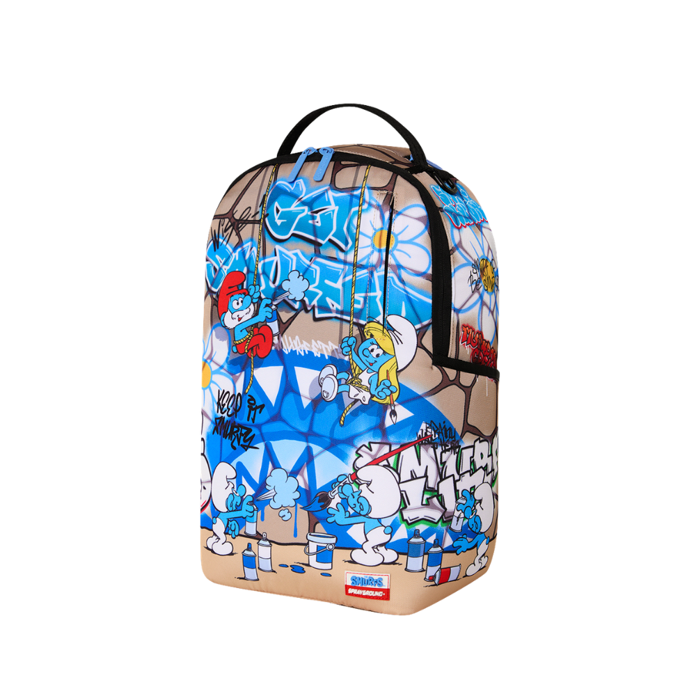 Sprayground Smurfs Art Party DLXSR Backpack