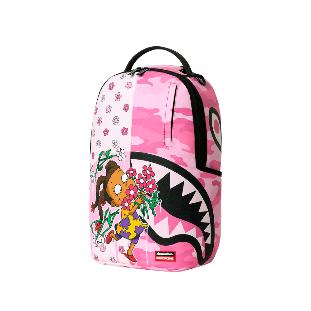 Sprayground Rugrats Susie Flowers And Camo DLXSV Backpack