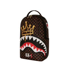 CROWN DRIP CHECK x KA1 DLXSV BACKPACK BROWN
