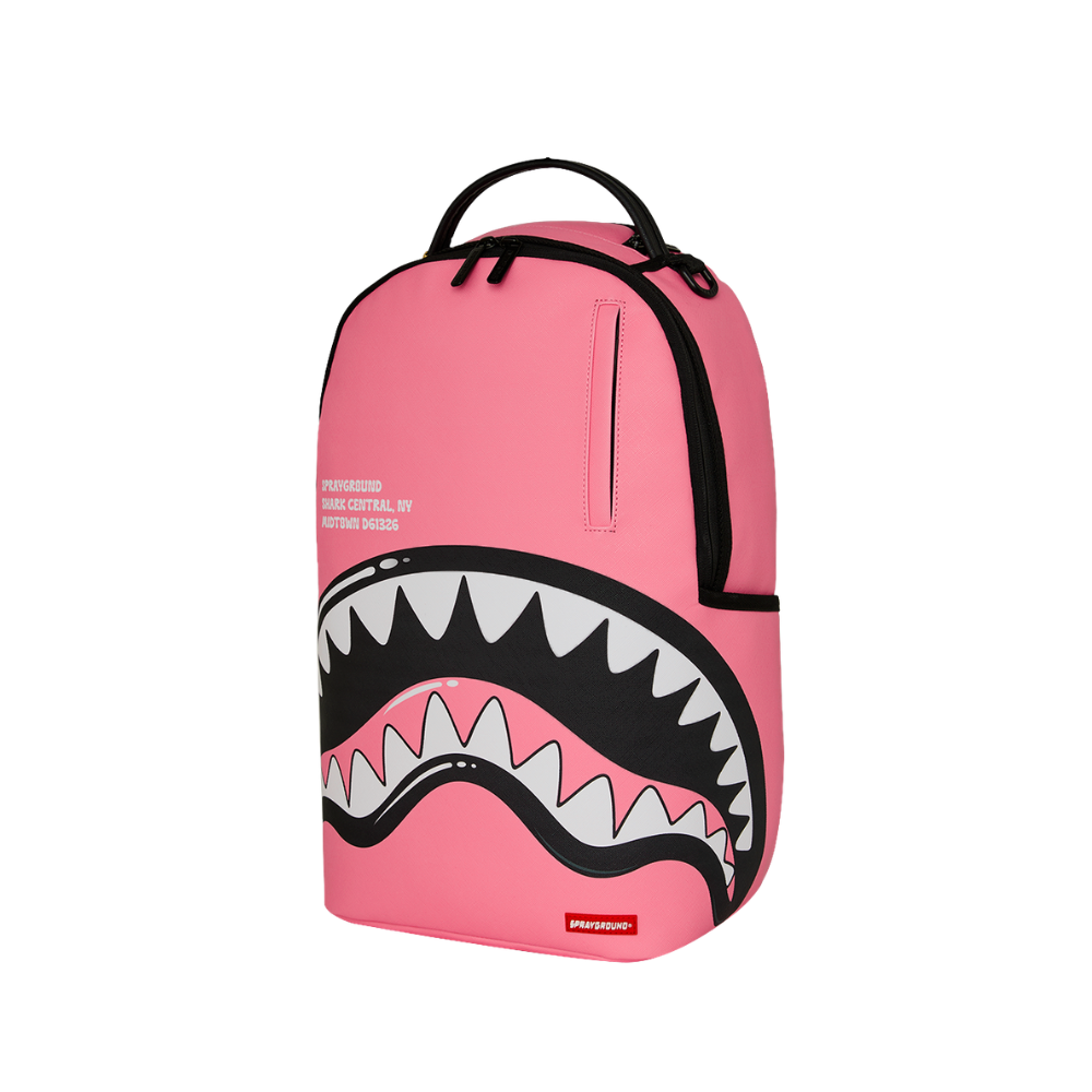 Sprayground Shark Central Bubbly Pink DLXSV Backpack