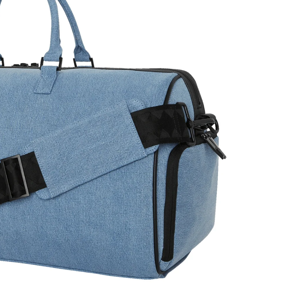 DENIM SHARK DUFFLE