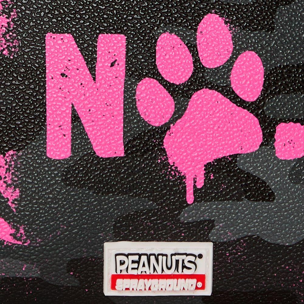 Sprayground Snoopy Pink Stencil Messenger Sling