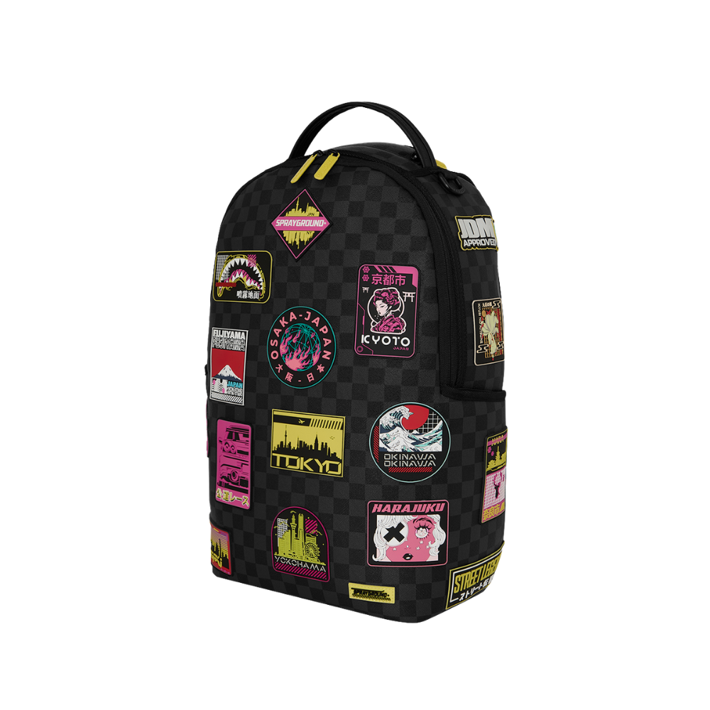 Sprayground Global Mogul Cyber Punk Japan Cities DLXSV Backpack