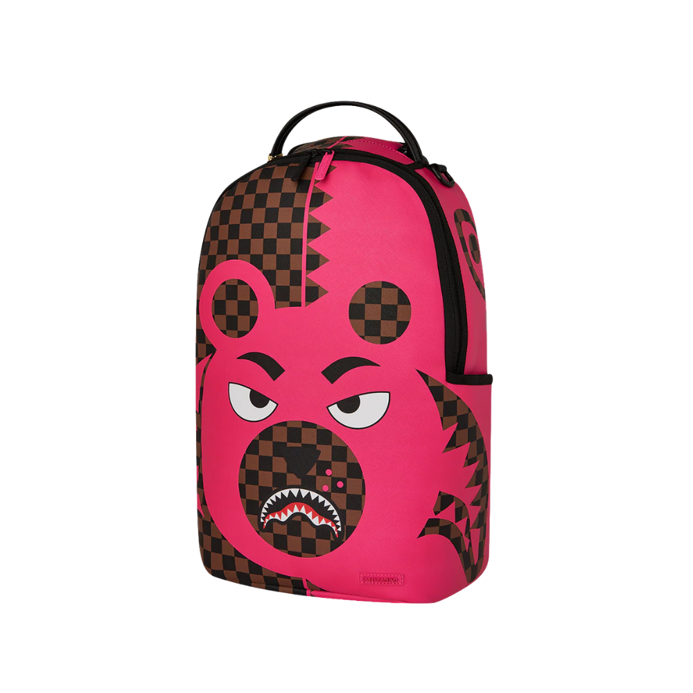 Sprayground Pink Bear Shark Backpack