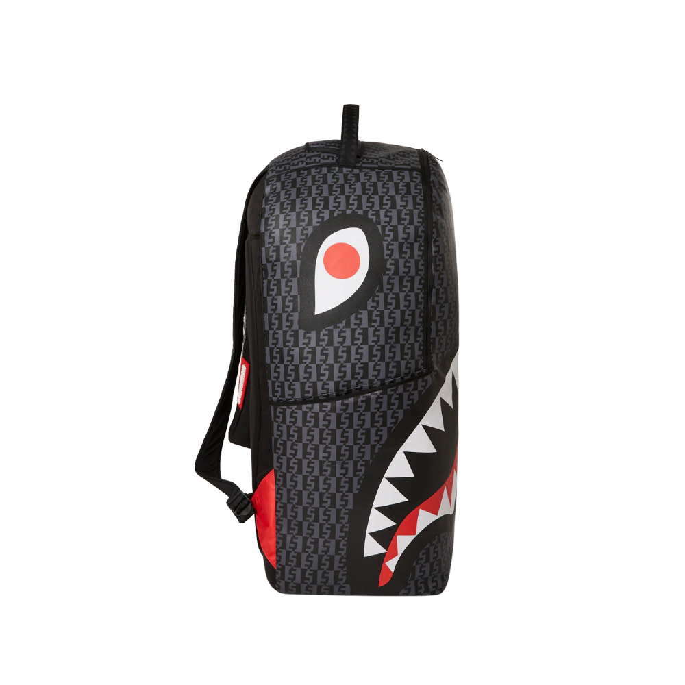 Sprayground Money Check Grey Worlds Biggest Backpack