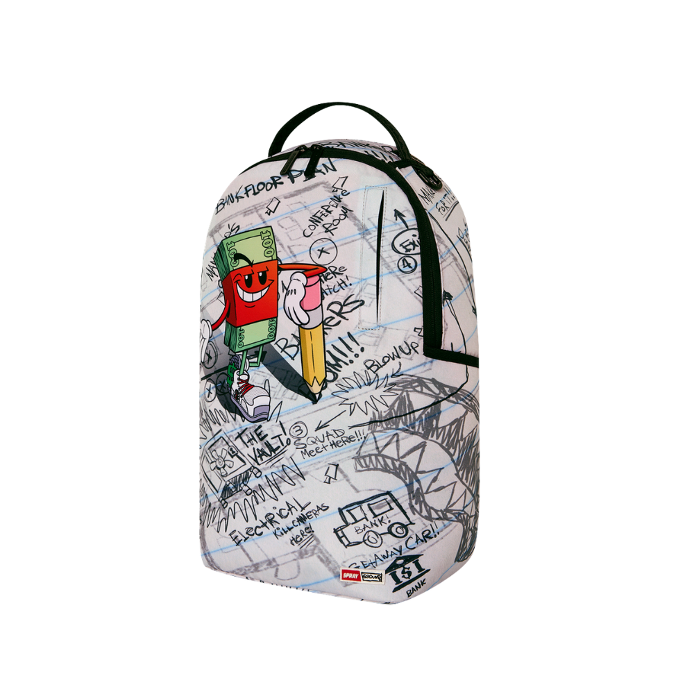 Sprayground Money Boy Pencil Doodles DLXSR Backpack