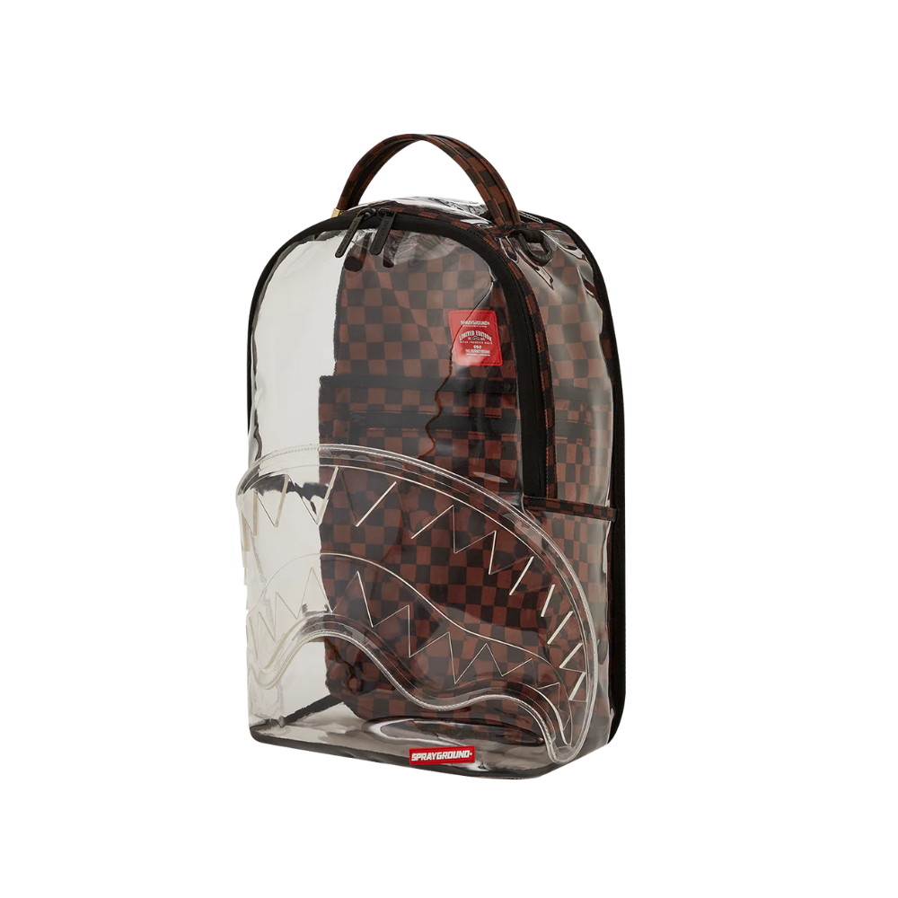 Zaino CLEAR BROWN CHECK CLEAR