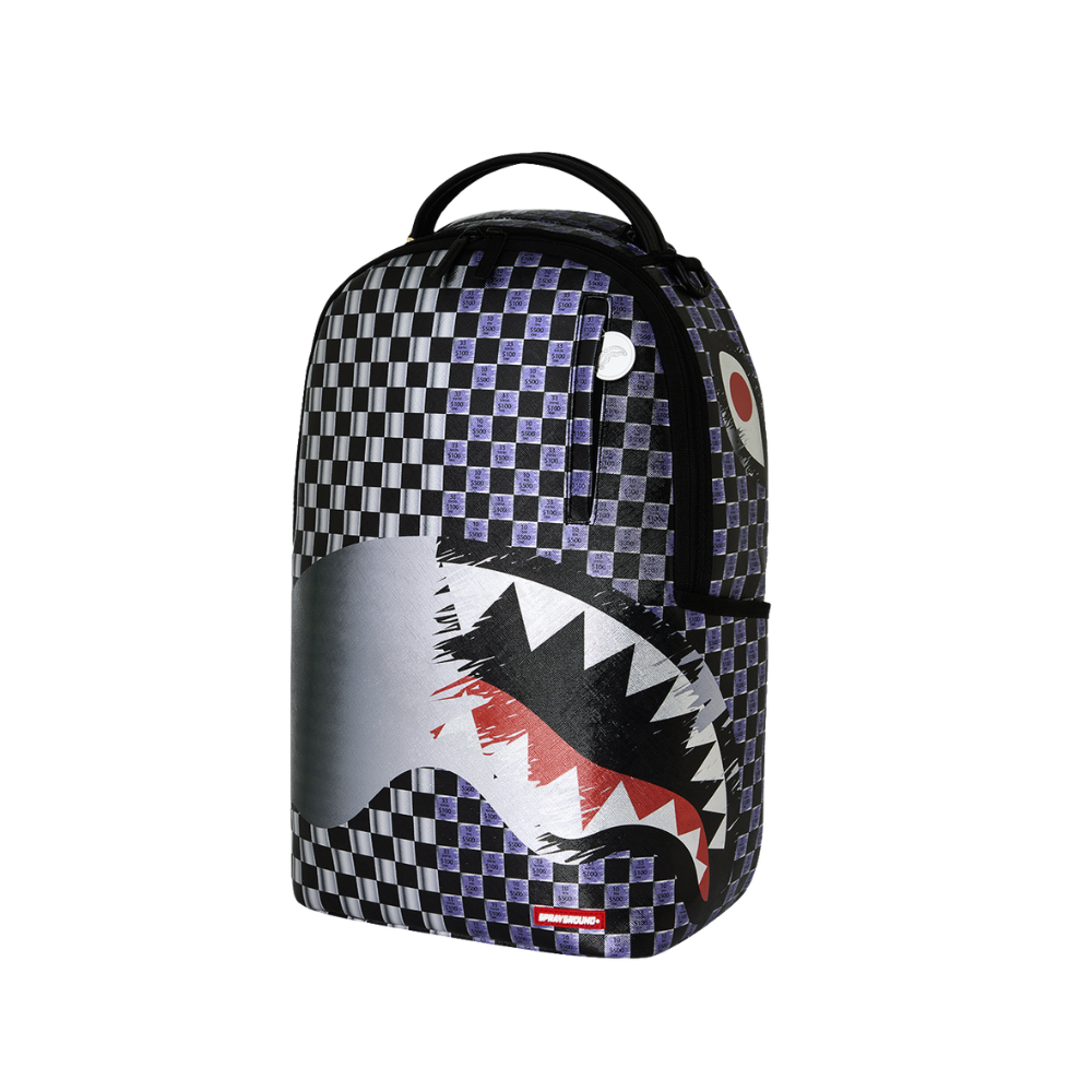 Sprayground Scratch Off Shark DLXSV Backpack