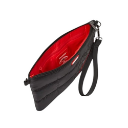 BLACK PUFFER CLUTCH