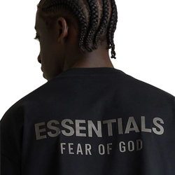 Fear of God ESSENTIALS Jet Black Classic T-Shirt