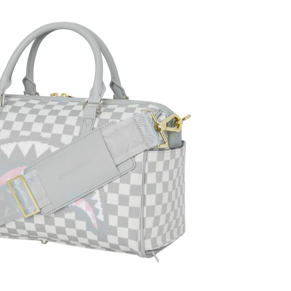 KNIT SHARKS IN PARIS IN CREAM MINI DUFFLE