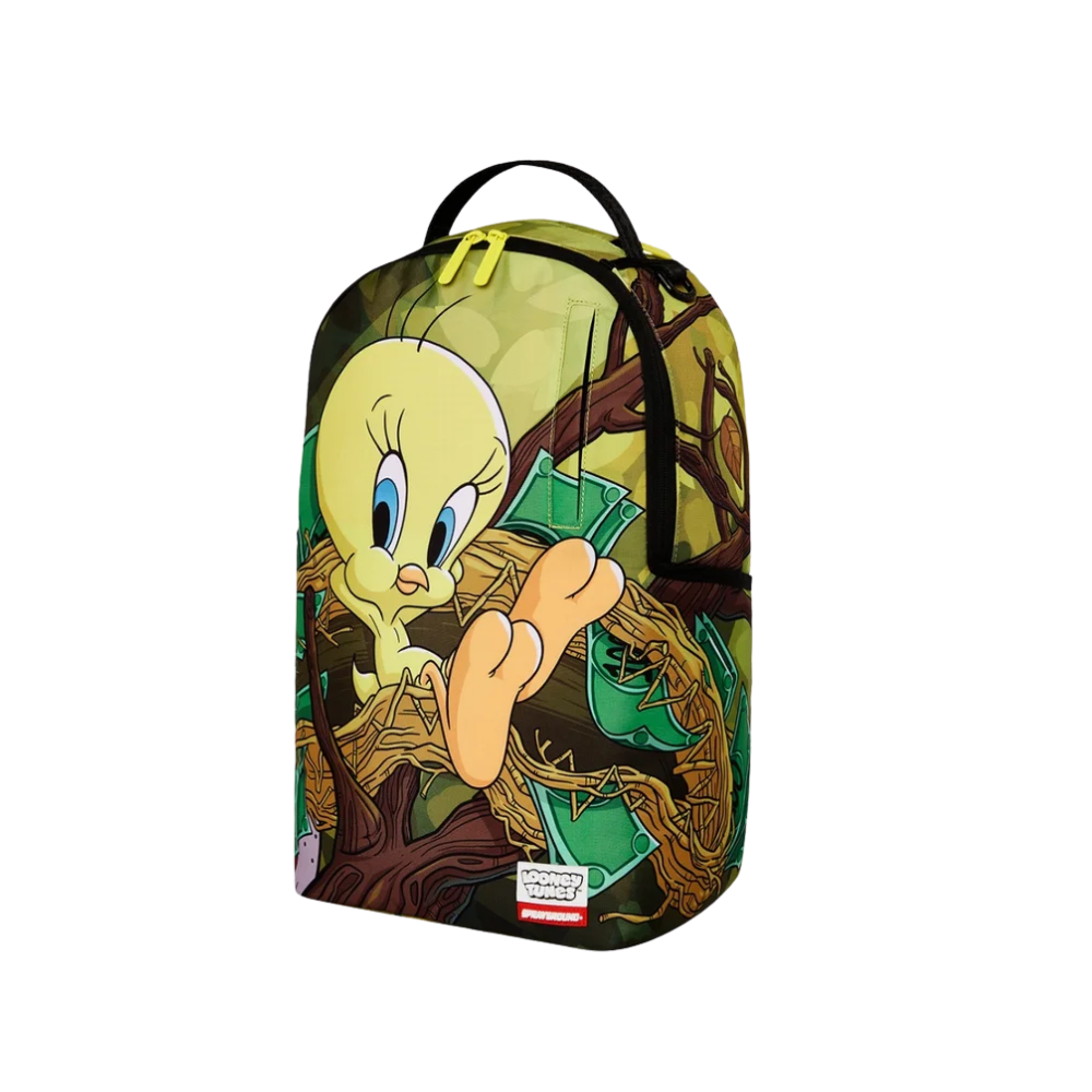 LOONEY TUNES TWEETY MONEY NEST SHARK DLXR BACKPACK