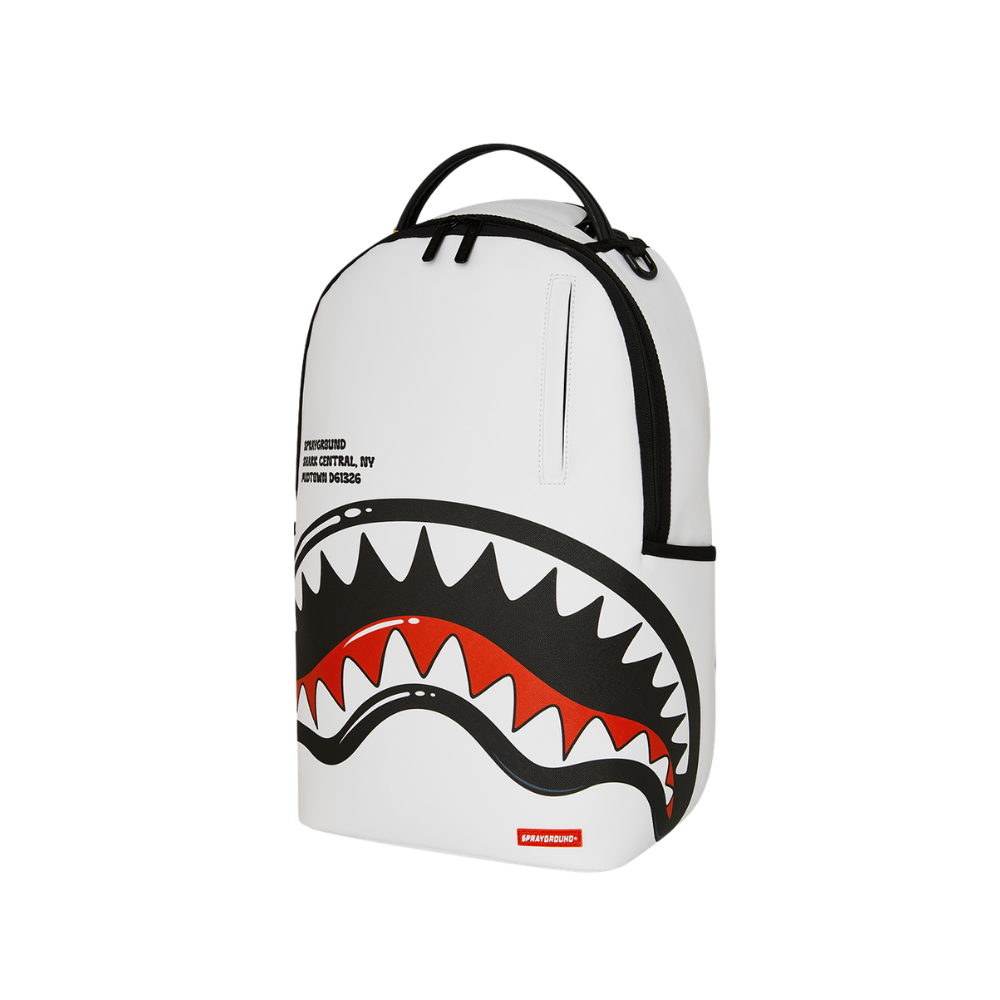 Sprayground Shark Central Bubbly White DLXSV Backpack