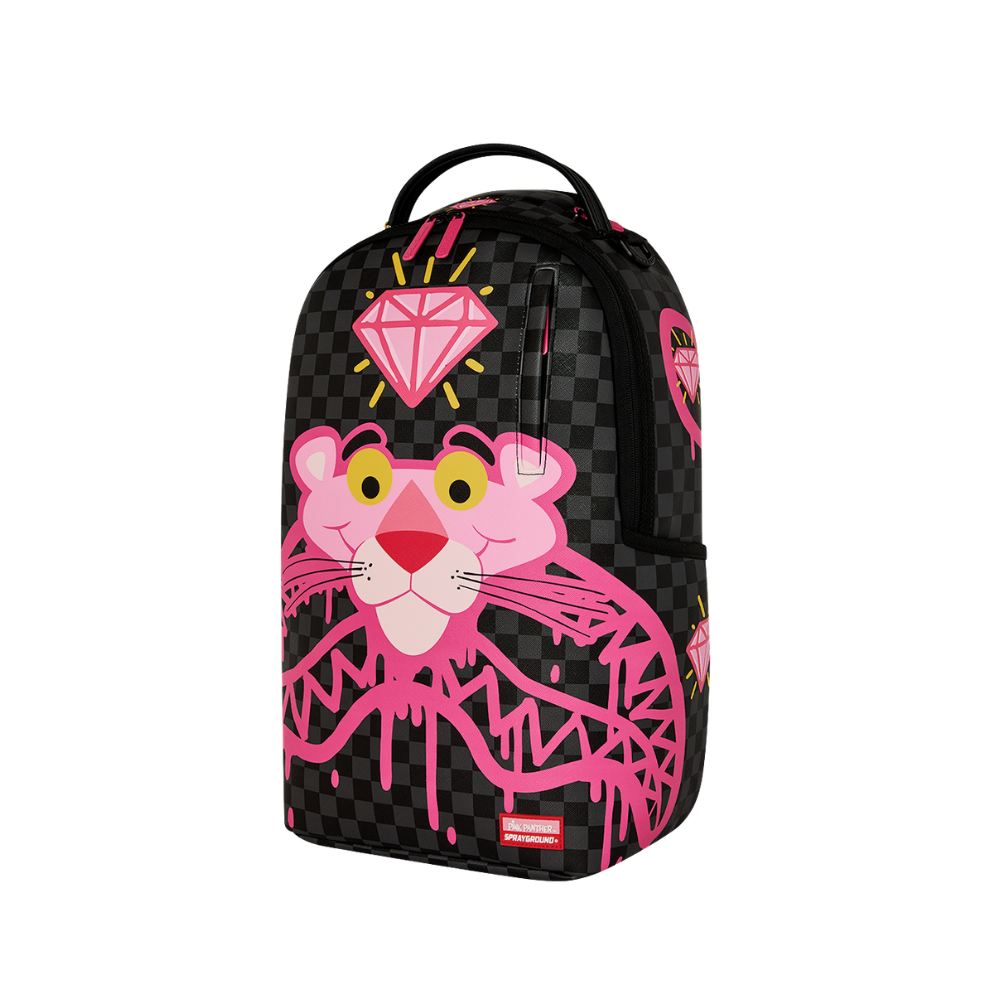Sprayground Pink Panther: Drippy Diamonds Backpack