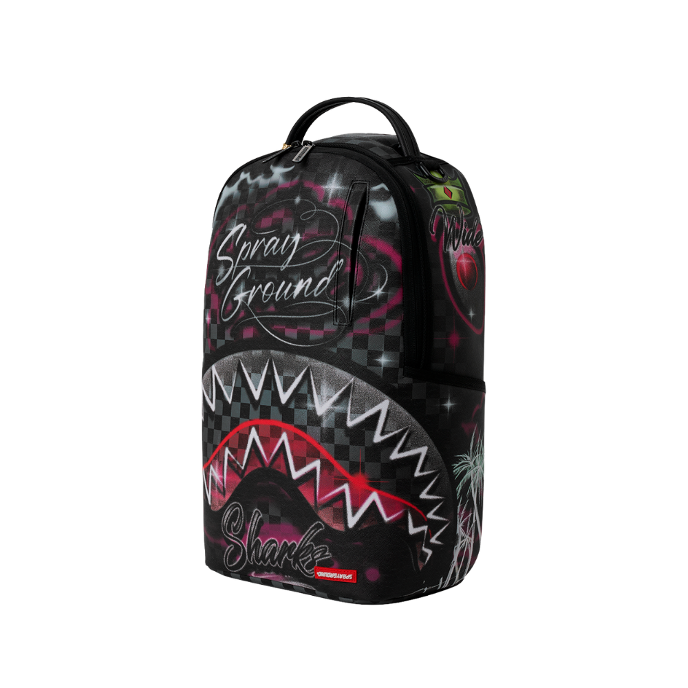 Sprayground Airbrused Shark DLXSV Backpack