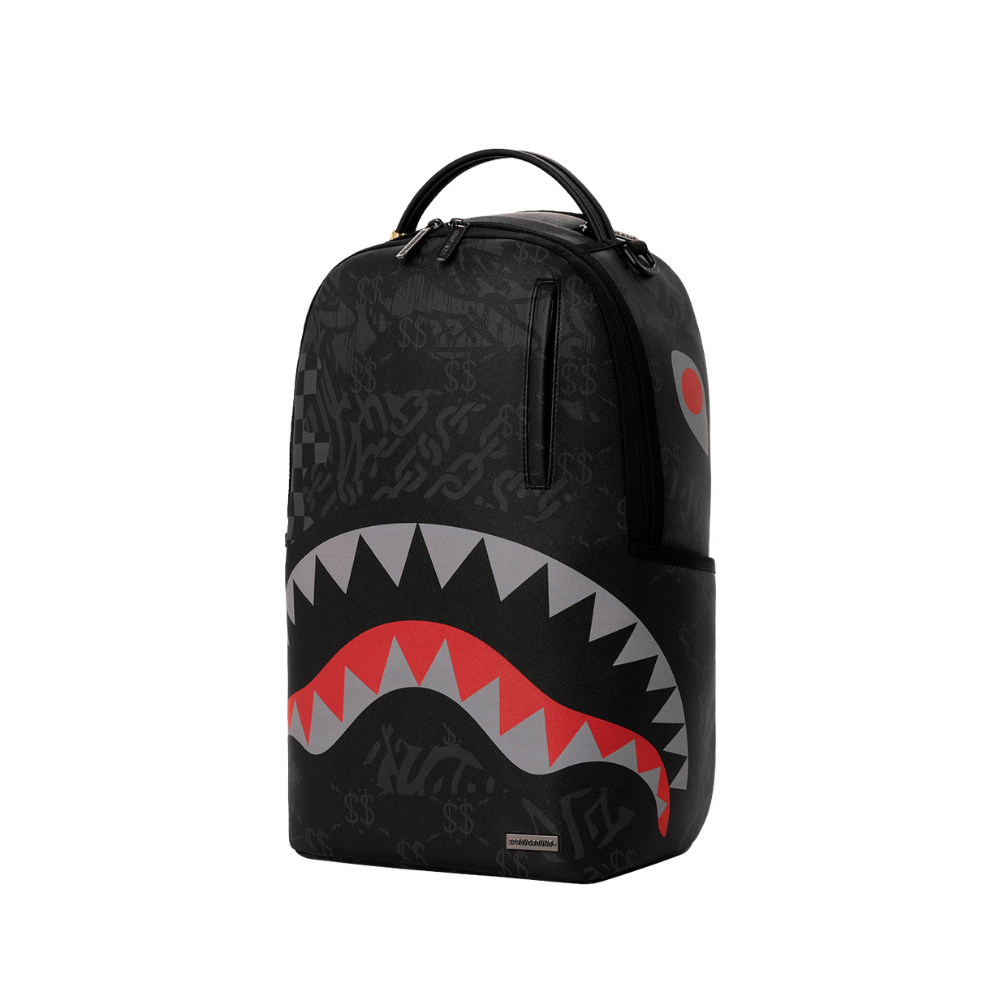 Sprayground 4AM Red Shark DLXSV Backpack