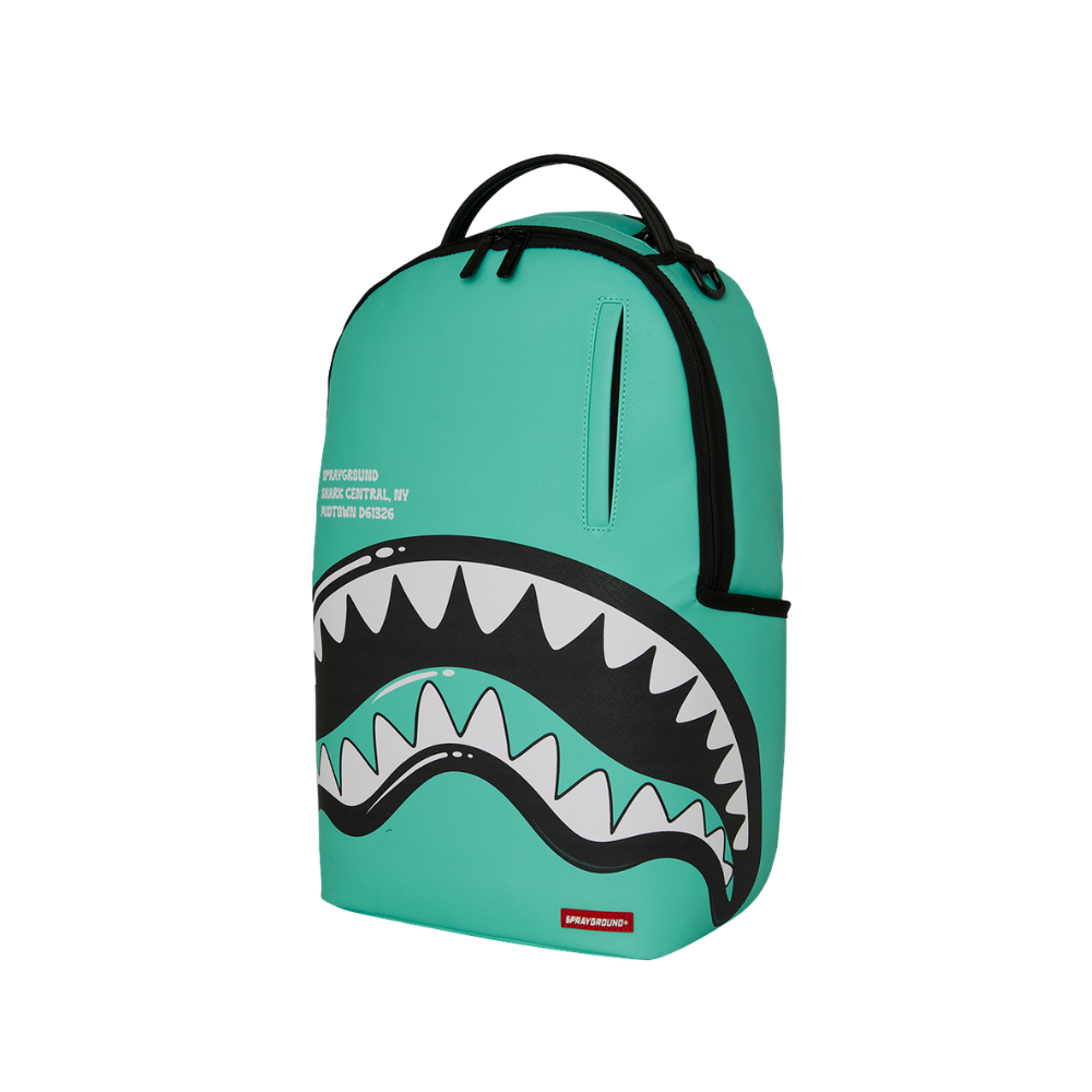 Sprayground Shark Central Bubbly Light Blue DLXSV Backpack