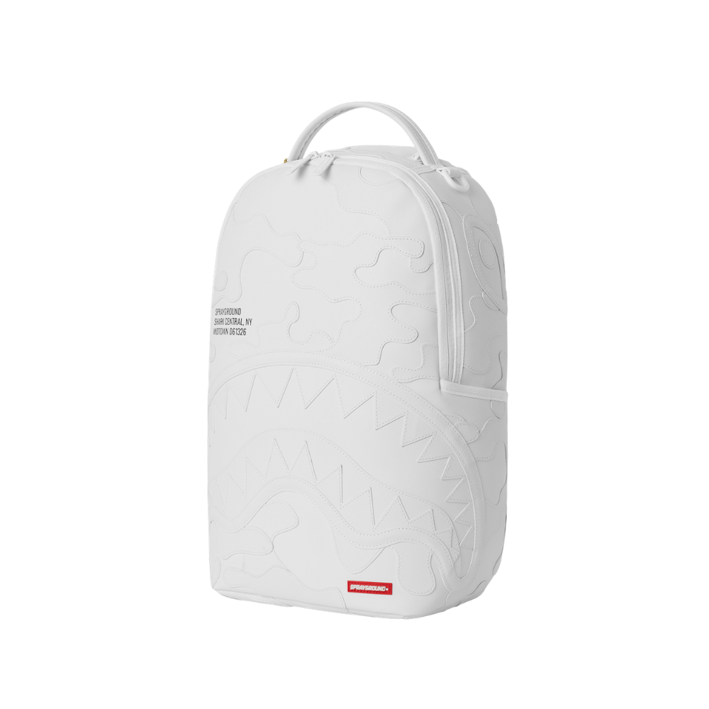 Sprayground Shark Central Camo Cut Shark White DLXSV Backpack