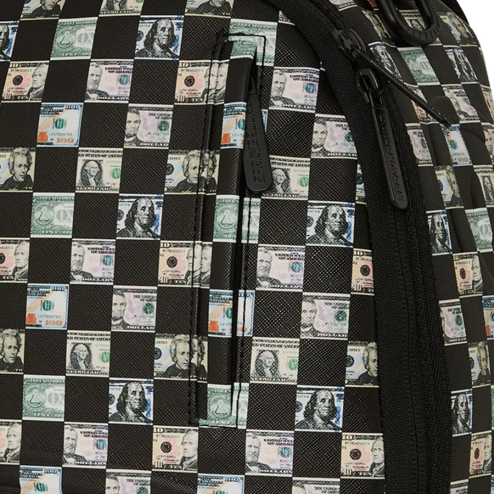 MONEY CHECK PATTERN DLXSV BACKPACK