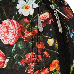 SPLIT PINK FLORAL CHECK DLXSV BACKPACK