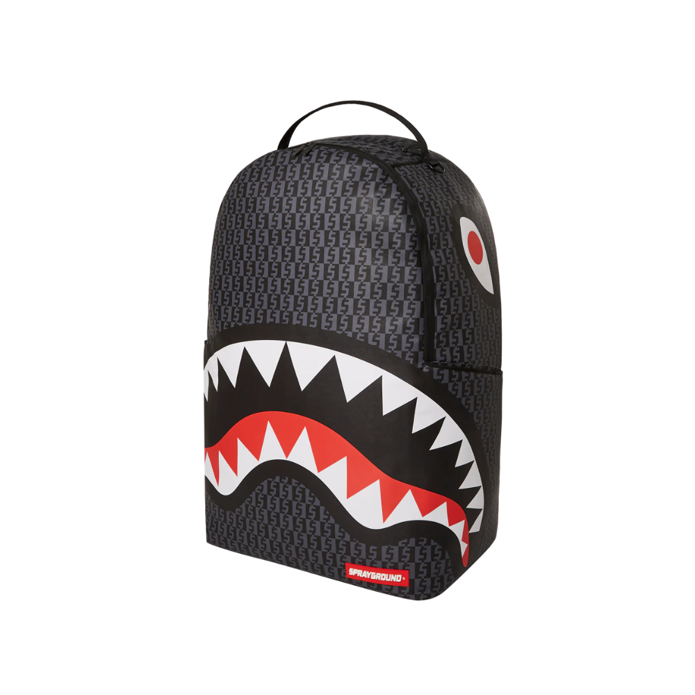 Sprayground Money Check Grey Worlds Biggest Backpack
