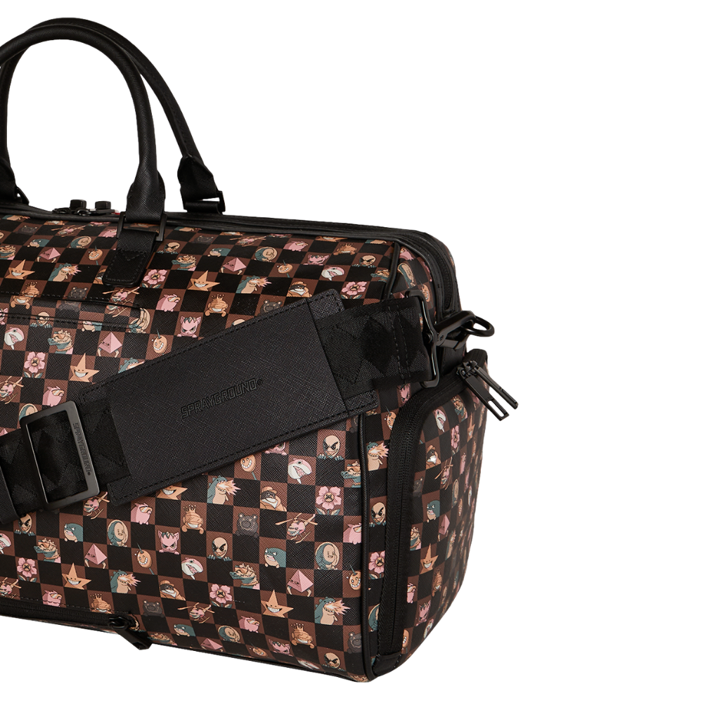 Sprayground Peeking Characters Remix Duffle