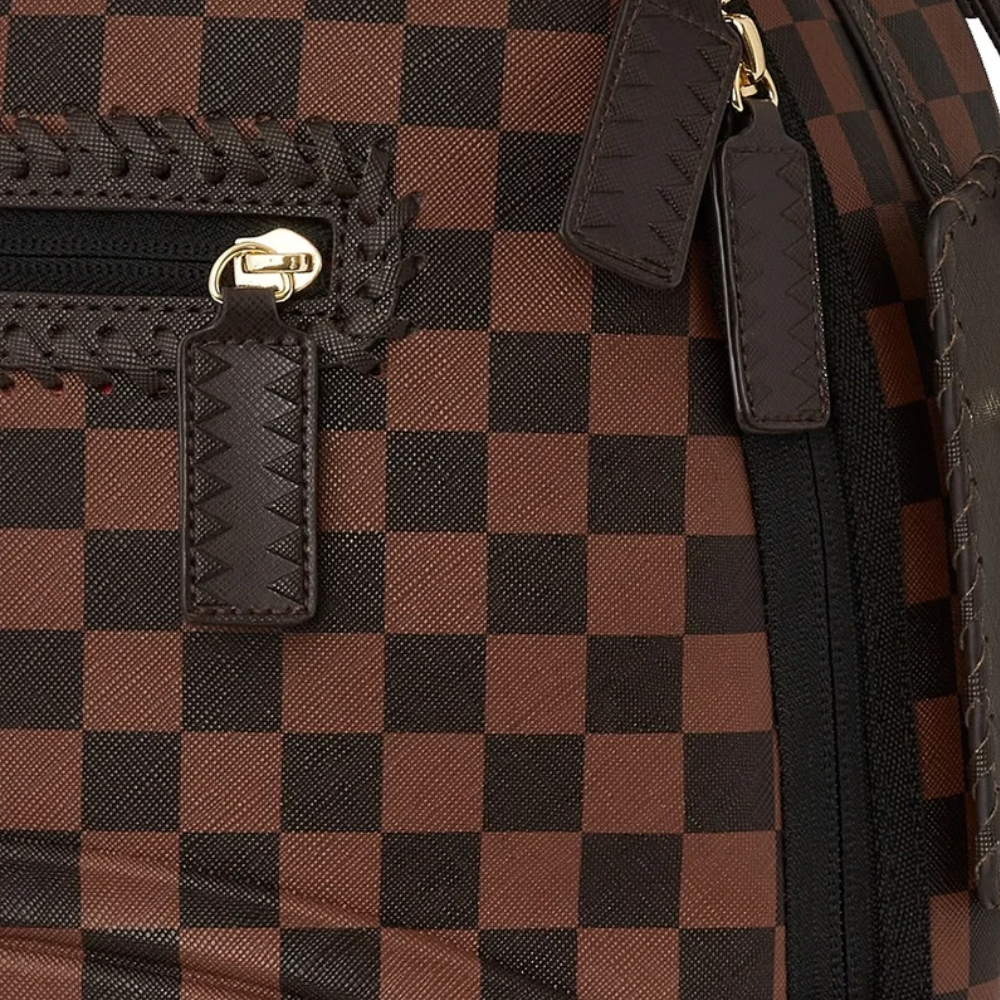 CORE EMBOSSED CHECK BACKPACK