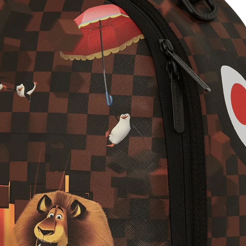 MADAGASCAR CHECKER SMASH DLXSV BACKPACK
