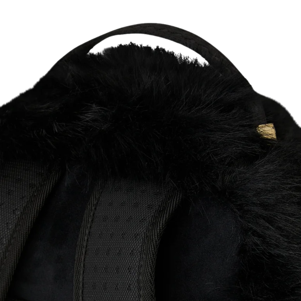 Sprayground Fur Cray Black Backpack