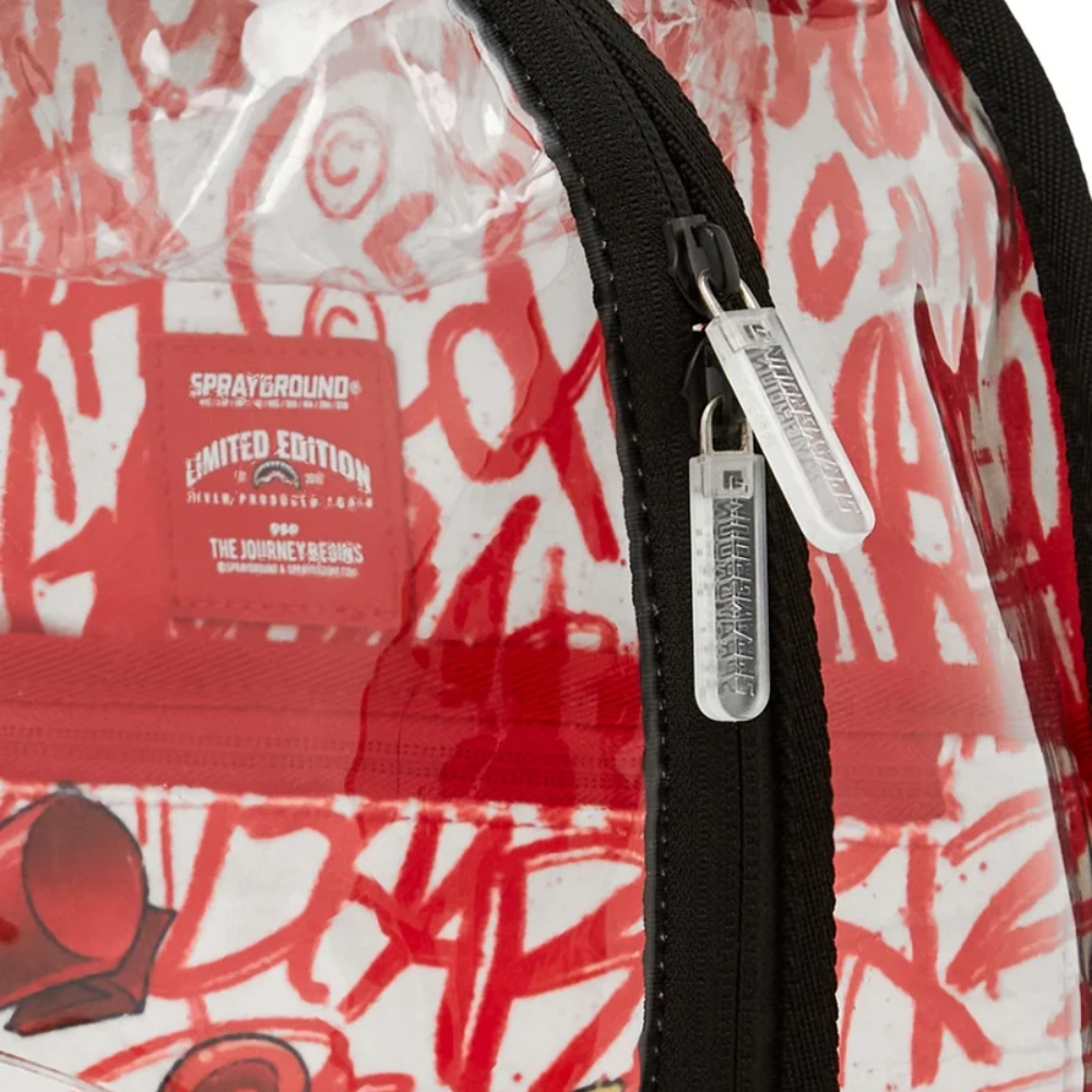 PARTIAL CLEAR DIABLO VANDAL DLX BACKPACK
