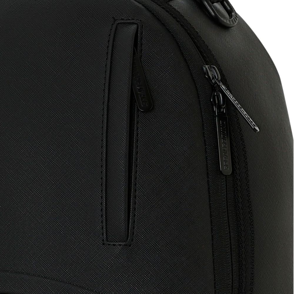 Sprayground Blacked Out Embossed Gold Tooth DLXSV Backpack
